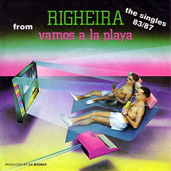 The Singles 83/87 album cover, by Righeira